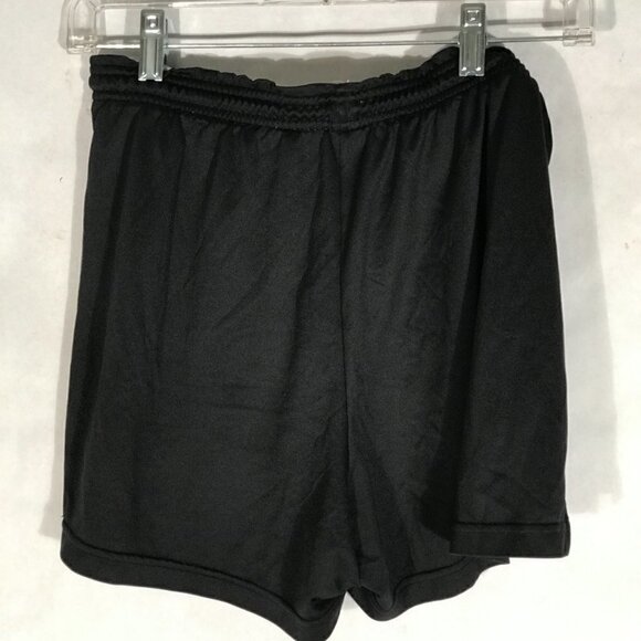 NIKE Womens Sport Athletic Training Workout Black White Stripe Shorts - Picture 4 of 12